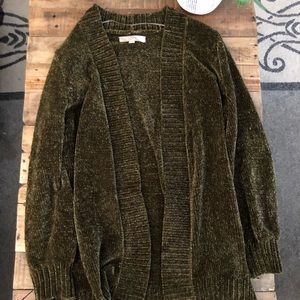 Loft chenille cardigan